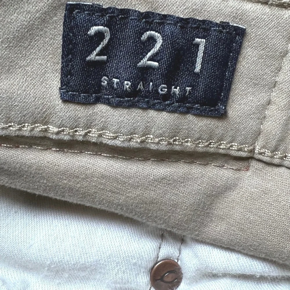 Lucky Brand 221 Mens Size 38x32 Straight Leg Khaki Twill Pants Business Casual